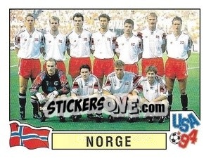 Sticker Equipe - Campeonato De Futebol Mundial 1994 - Panini