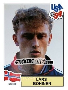 Sticker Lars Bohinen - Campeonato De Futebol Mundial 1994 n. 354 - Panini