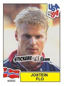 Figurina Jostein Flo - Campeonato De Futebol Mundial 1994 - Panini