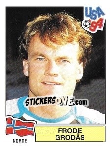Sticker Frode Grodås - Campeonato De Futebol Mundial 1994 - Panini