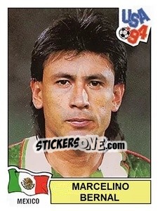 Figurina Marcelino Bernal - Campeonato De Futebol Mundial 1994 - Panini