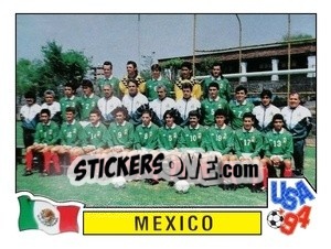 Sticker Equipe - Campeonato De Futebol Mundial 1994 - Panini