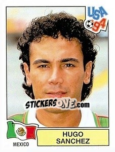 Cromo Hugo Sanchez - Campeonato De Futebol Mundial 1994 - Panini