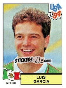 Sticker Luis Garcia - Campeonato De Futebol Mundial 1994 n. 374 - Panini