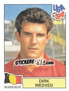Sticker Dirk Medved - Campeonato De Futebol Mundial 1994 - Panini