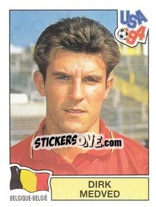 Figurina Dirk Medved - Campeonato De Futebol Mundial 1994 n. 379 - Panini