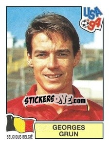 Figurina Georges Grun - Campeonato De Futebol Mundial 1994 n. 380 - Panini