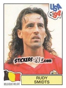 Sticker Rudy Smidts - Campeonato De Futebol Mundial 1994 - Panini