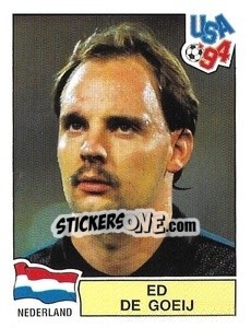 Sticker Ed De Goey - Campeonato De Futebol Mundial 1994 - Panini