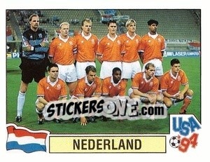 Sticker Equipe - Campeonato De Futebol Mundial 1994 - Panini