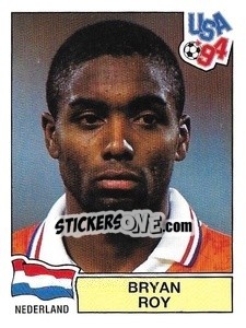Sticker Bryan Roy - Campeonato De Futebol Mundial 1994 - Panini