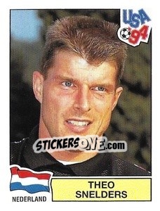 Sticker Theo Snelders - Campeonato De Futebol Mundial 1994 - Panini