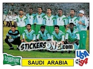 Sticker Equipe - Campeonato De Futebol Mundial 1994 - Panini