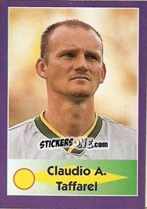 Sticker Claudio A. Taffarel - World Cup 1998 - Diamond