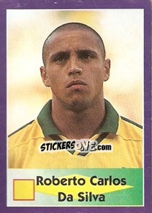 Sticker Roberto Carlos Da Silva - World Cup 1998 - Diamond