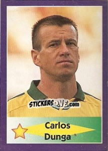 Sticker Carlos Dunga - World Cup 1998 n. 14 - Diamond