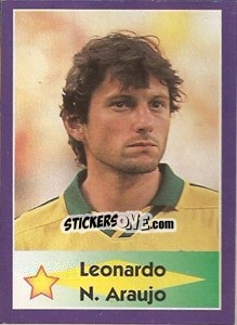 Cromo Leonardo N. De Araujo - World Cup 1998 - Diamond