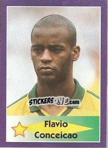 Cromo Flavio Conceicao - World Cup 1998 - Diamond