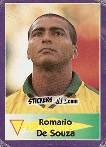 Sticker Romario De Souza - World Cup 1998 - Diamond