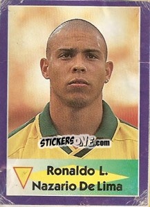 Sticker Ronaldo L.Nazario De Lima - World Cup 1998 n. 21 - Diamond