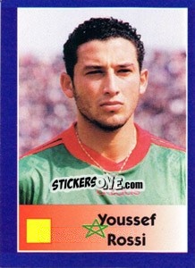 Sticker Youssef Rossi - World Cup 1998 n. 26 - Diamond