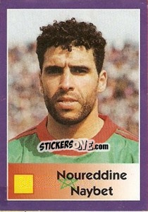 Sticker Noureddine Naybet - World Cup 1998 n. 28 - Diamond