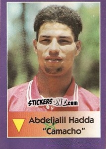 Sticker Abdeljalil Hadda - World Cup 1998 n. 34 - Diamond