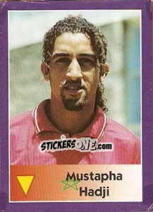 Sticker Mustapha Hadji - World Cup 1998 - Diamond