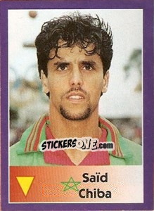Sticker Saїd Chiba - World Cup 1998 n. 37 - Diamond
