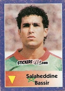 Sticker Salaheddine Bassir - World Cup 1998 - Diamond