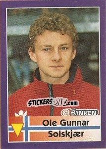 Sticker Ole Gunnar Solskjaer - World Cup 1998 - Diamond