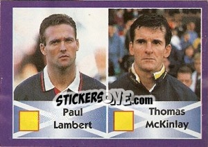 Cromo Paul Lambert / Thomas McKinlay - World Cup 1998 - Diamond