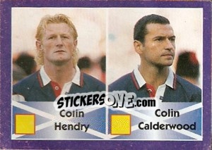 Cromo Colin Hendry / Colin Calderwood - World Cup 1998 - Diamond