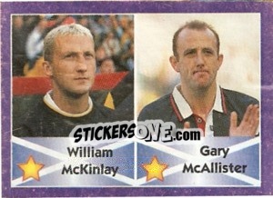 Sticker William Mckinlay / gary Mcallister - World Cup 1998 - Diamond