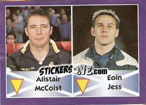 Cromo Alistair Mccoist / eoin Jess - World Cup 1998 - Diamond