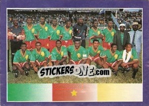 Sticker Cameroon - World Cup 1998 - Diamond