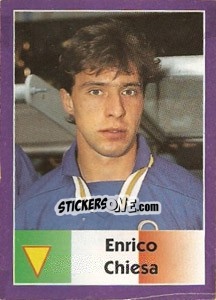 Sticker Enrico Chiesa - World Cup 1998 - Diamond