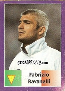 Sticker Fabrizio Ravanelli - World Cup 1998 - Diamond