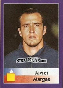 Sticker Javier Margas - World Cup 1998 - Diamond