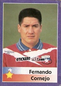 Sticker Fernando Cornejo - World Cup 1998 - Diamond