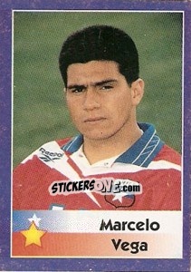Cromo Marcelo Vega - World Cup 1998 - Diamond
