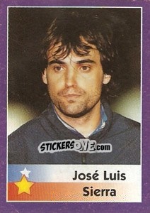 Cromo Josè Luis Sierra - World Cup 1998 - Diamond
