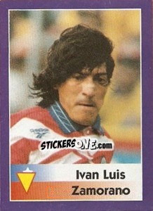 Sticker Ivan Luis Zamorano - World Cup 1998 - Diamond