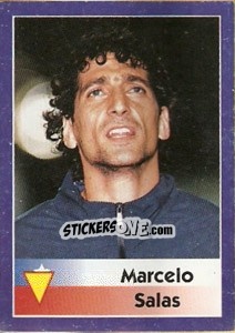 Cromo Marcelo Salas - World Cup 1998 - Diamond