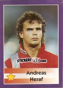 Sticker Andreas Heraf - World Cup 1998 - Diamond