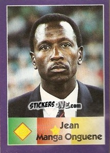 Sticker Jean Manga Onguene - World Cup 1998 n. 124 - Diamond
