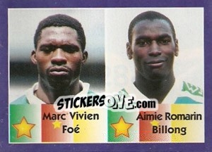 Cromo Marc Vivien Foé / aimie Romarin Billong