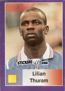 Sticker Lilian Thuram - World Cup 1998 - Diamond
