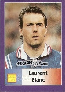 Sticker Laurent Blanc - World Cup 1998 - Diamond