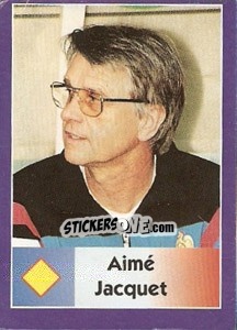 Cromo Aimé Jacquet - World Cup 1998 - Diamond